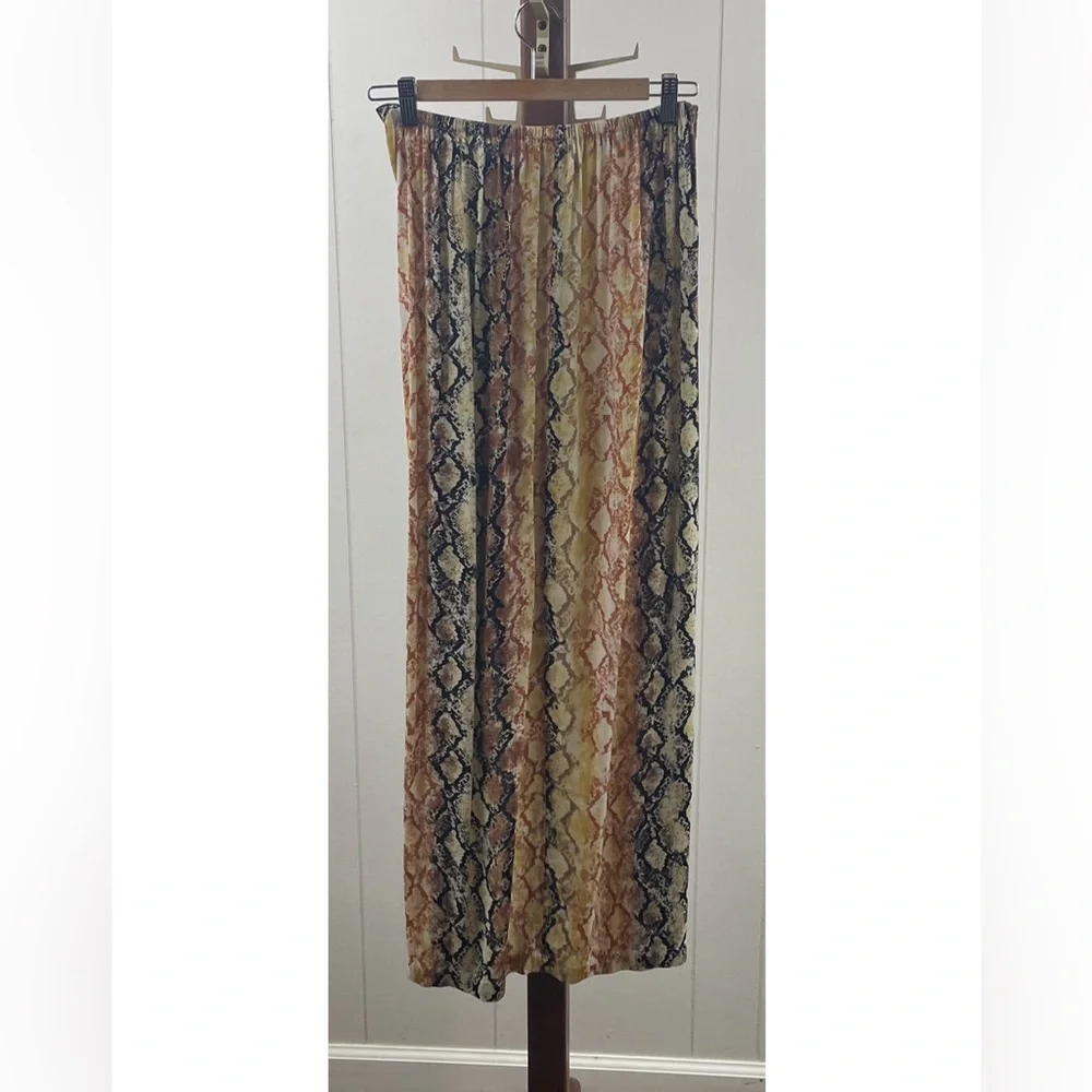 L*Space‎ Pretty In Python Mia Cover Up Sarong Skirt